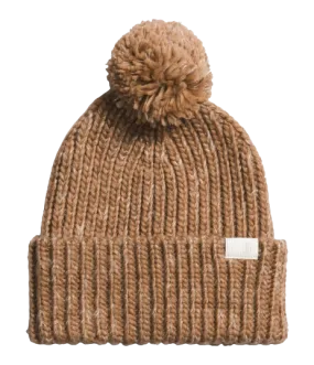 The North Face Cozy Chunky Beanie Almond Butter/Gardenia White