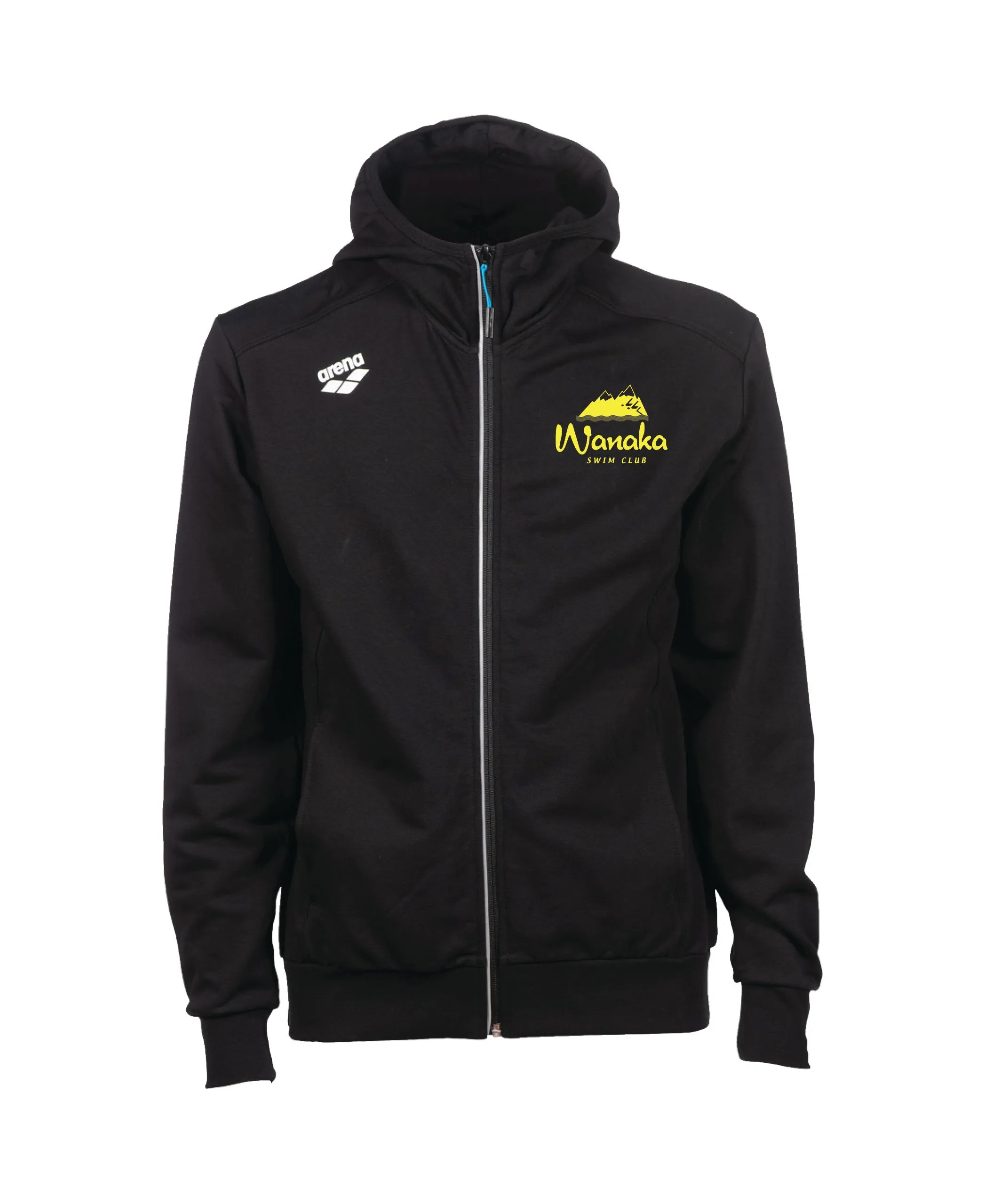 Wanaka Unisex Hooded Panel Jacket - Black