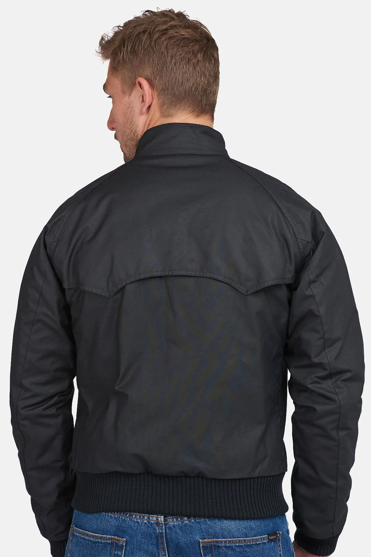 Waxed Cotton Bomber Jacket